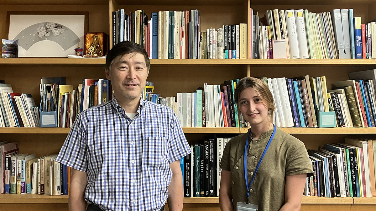 TOMODA Masahiko (Director of JCICC】, Elise RENAUD CHARPENTIER (Intern)