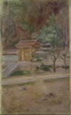 Gate of Seikan Temple, 1896