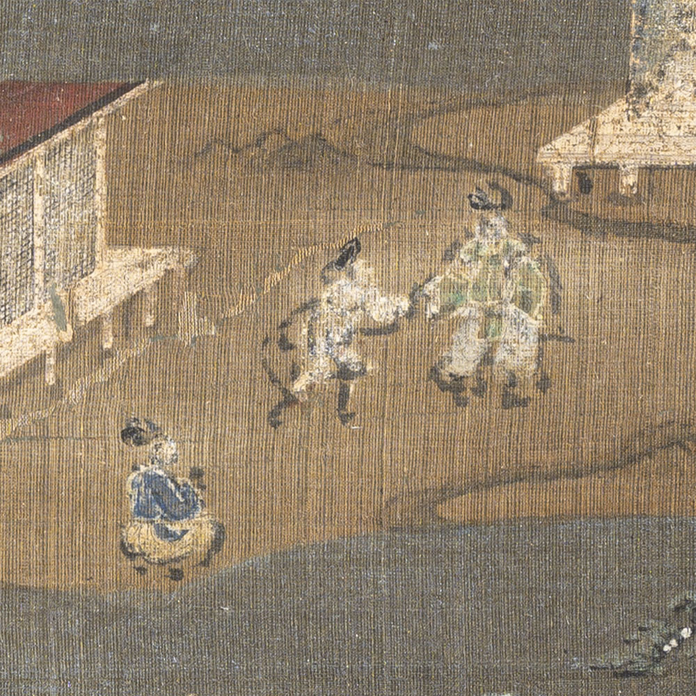 十一面観音が化身した老翁かと見られる人物